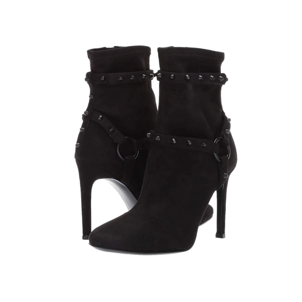 Kendall + Kylie studded suede stiletto ankle boots